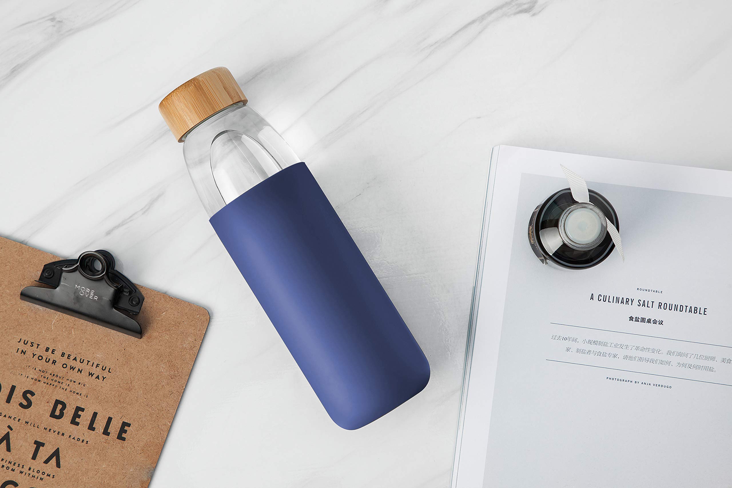 veegoal 25oz bottle next to common items showing true size and capacity