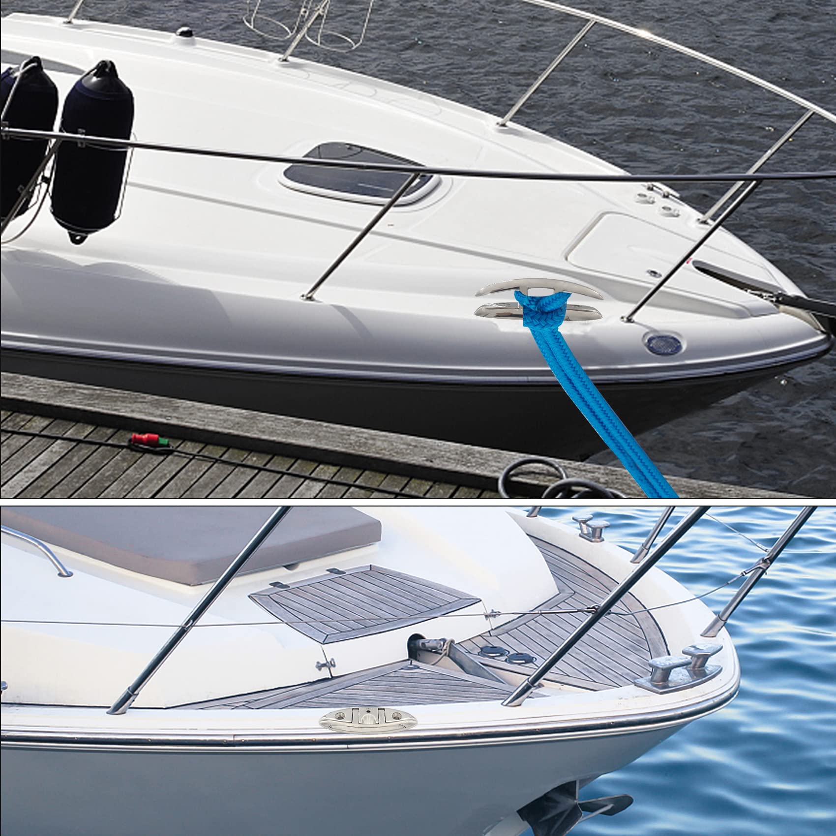 VEITHI cleat next to ruler showing exact dimensions for accurate planning
