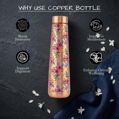 Velantic Copper side profile displaying 32 oz shape and easy-grip benefit