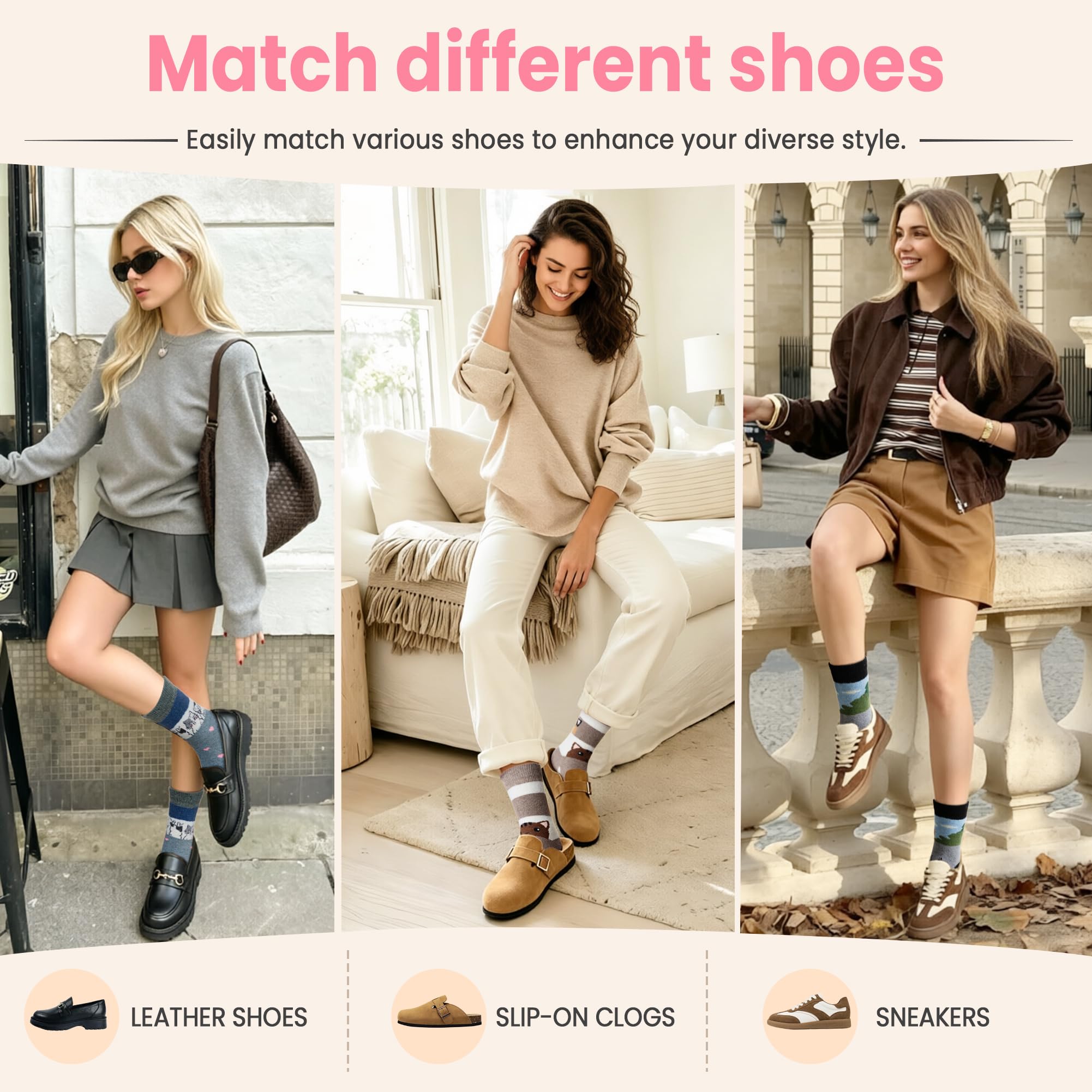 Velice socks worn on an outdoor walk highlighting warmth and support