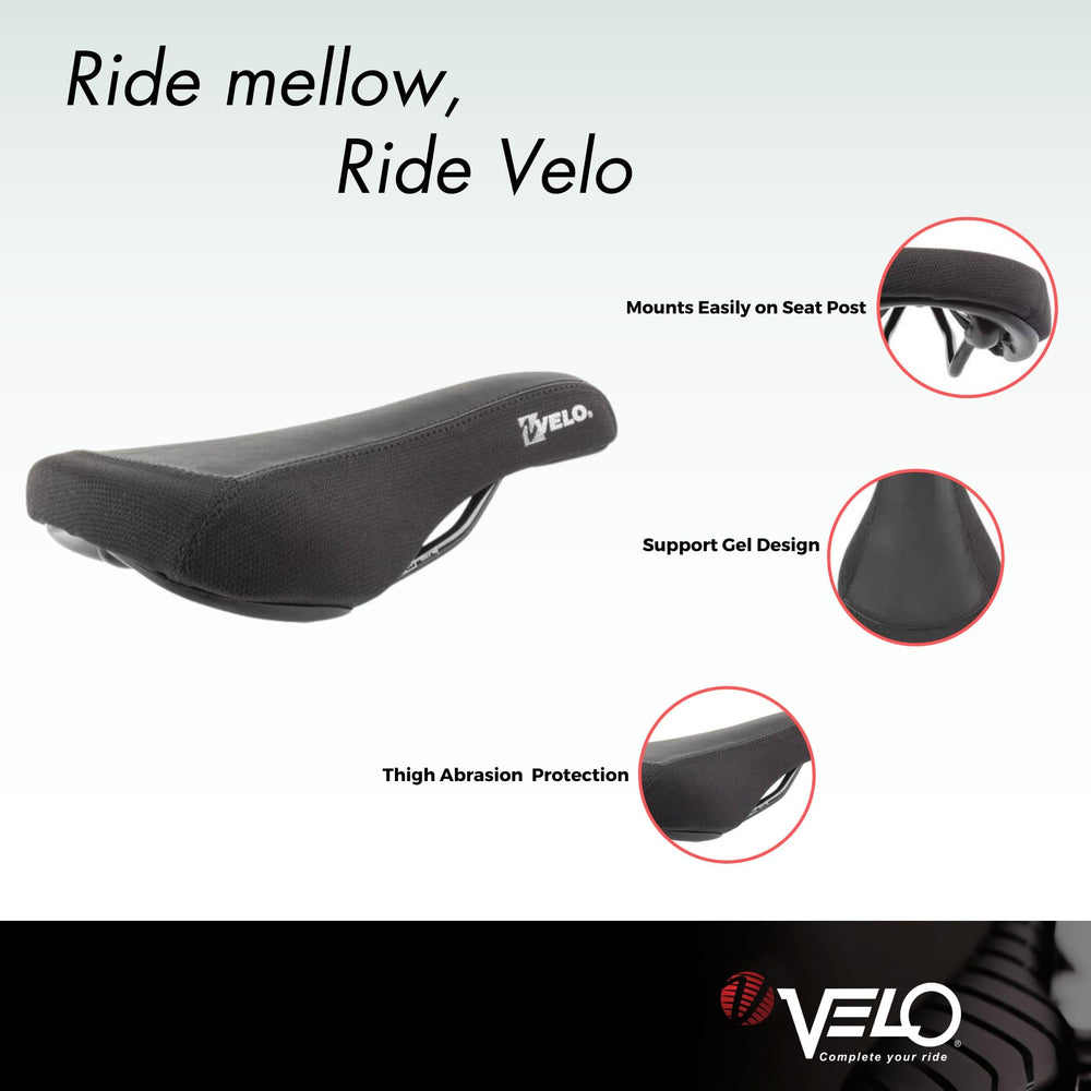 VELO lifestyle shot on a park BMX demonstrating control during tricks benefit