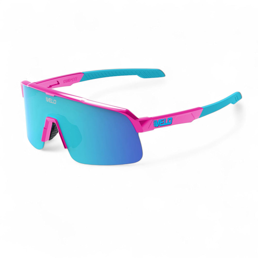 VELO Slider Gen2 front view shows sleek cotton candy metallic frame and pro look