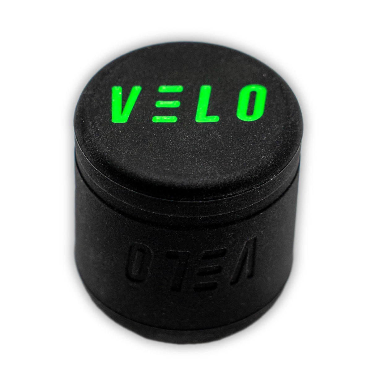 VELO Sports front view of Velo Puck large black showing fit and benefit