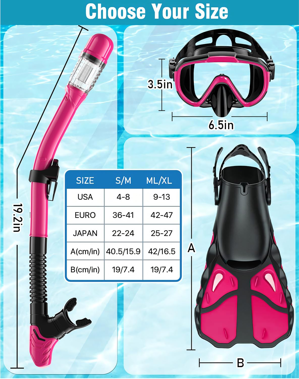 Vengreedo in-water lifestyle adult snorkeling demonstrating comfortable use