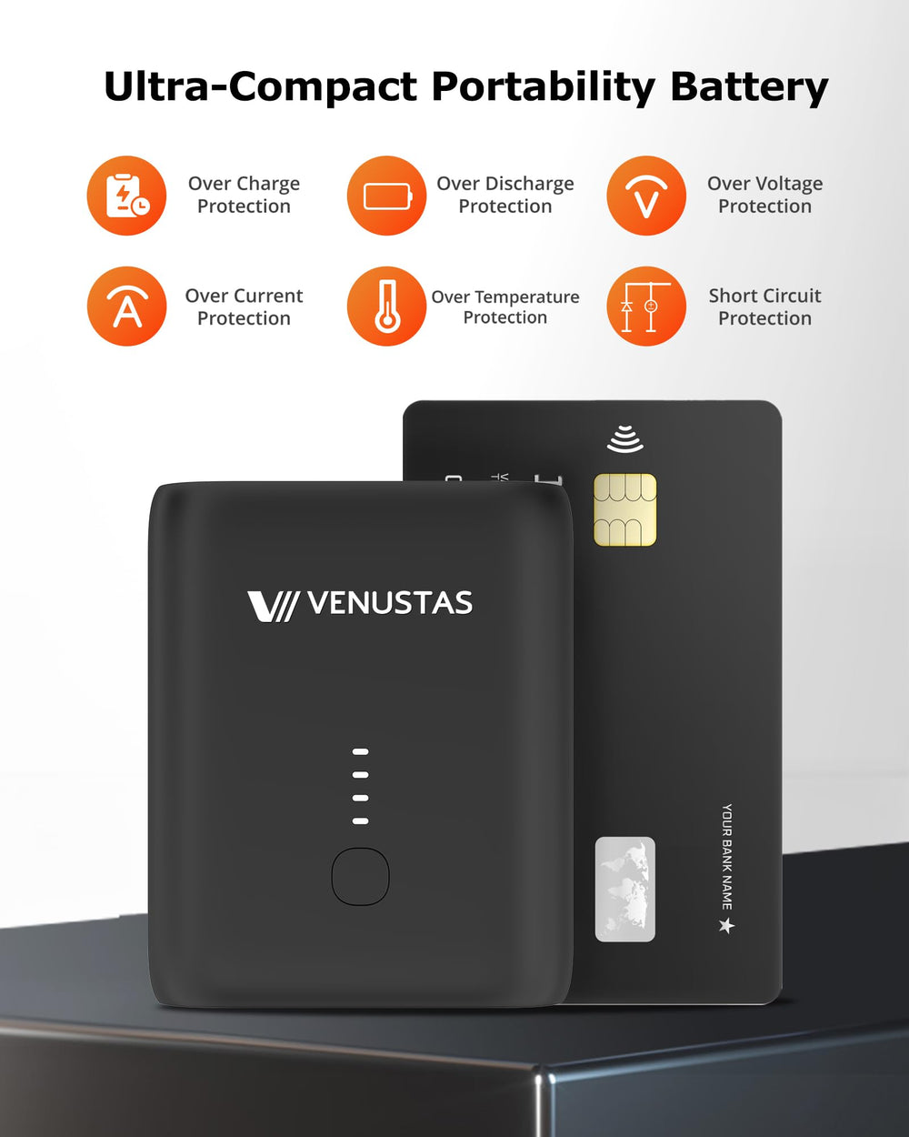 Venustas packing and scale showing compressible down for easy transport