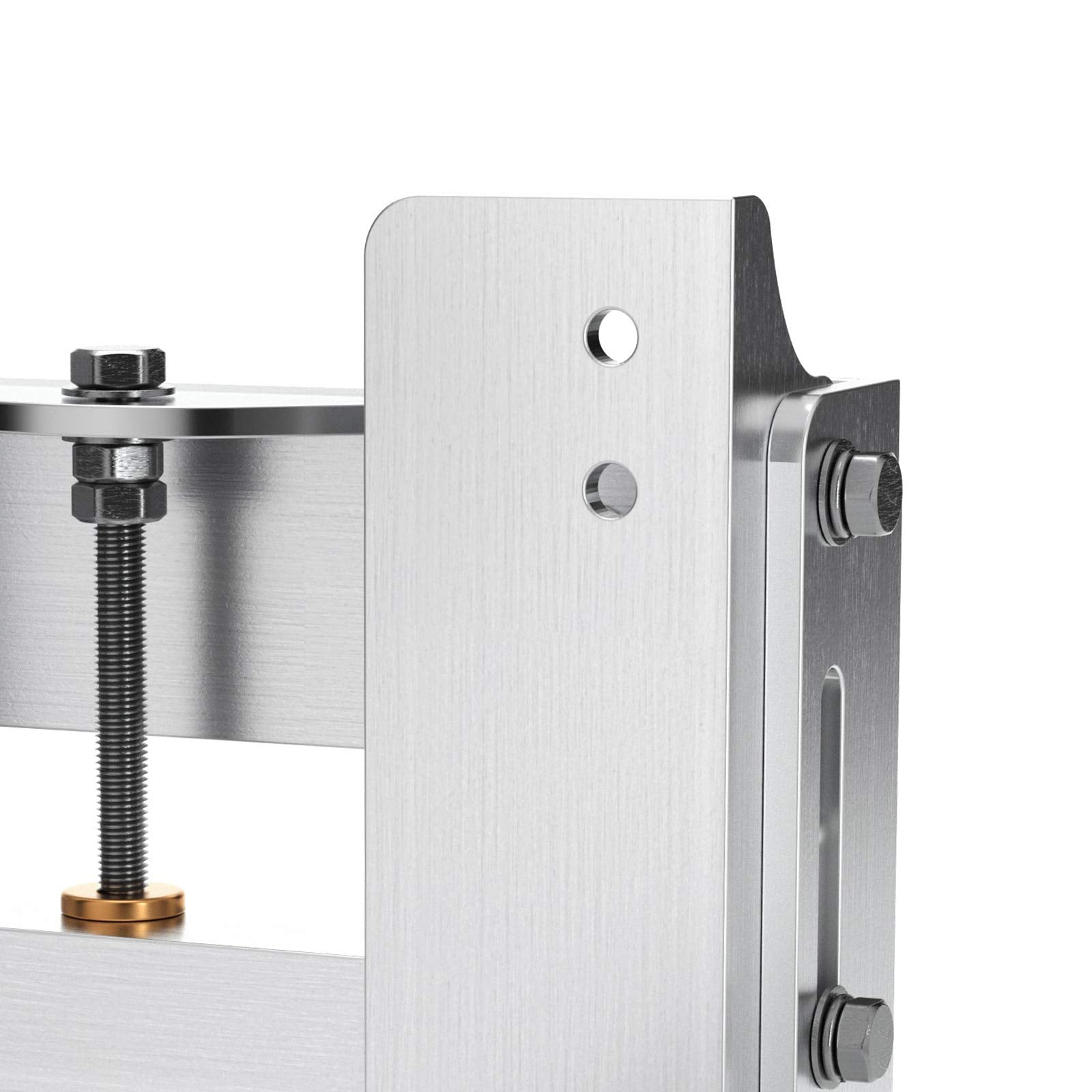 VEPURLT single adjustment bolt detail enabling easy height tuning on the water