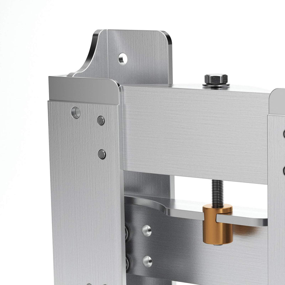 VEPURLT next to measuring tape showing pre-drilled hole dimensions for correct fitment