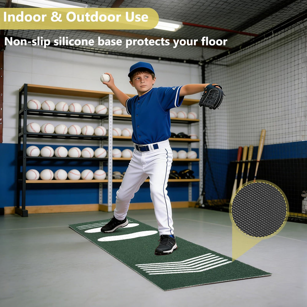 Vercxlyra mat in garage practice demonstrating easy indoor training setup