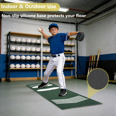 Vercxlyra mat in garage practice demonstrating easy indoor training setup