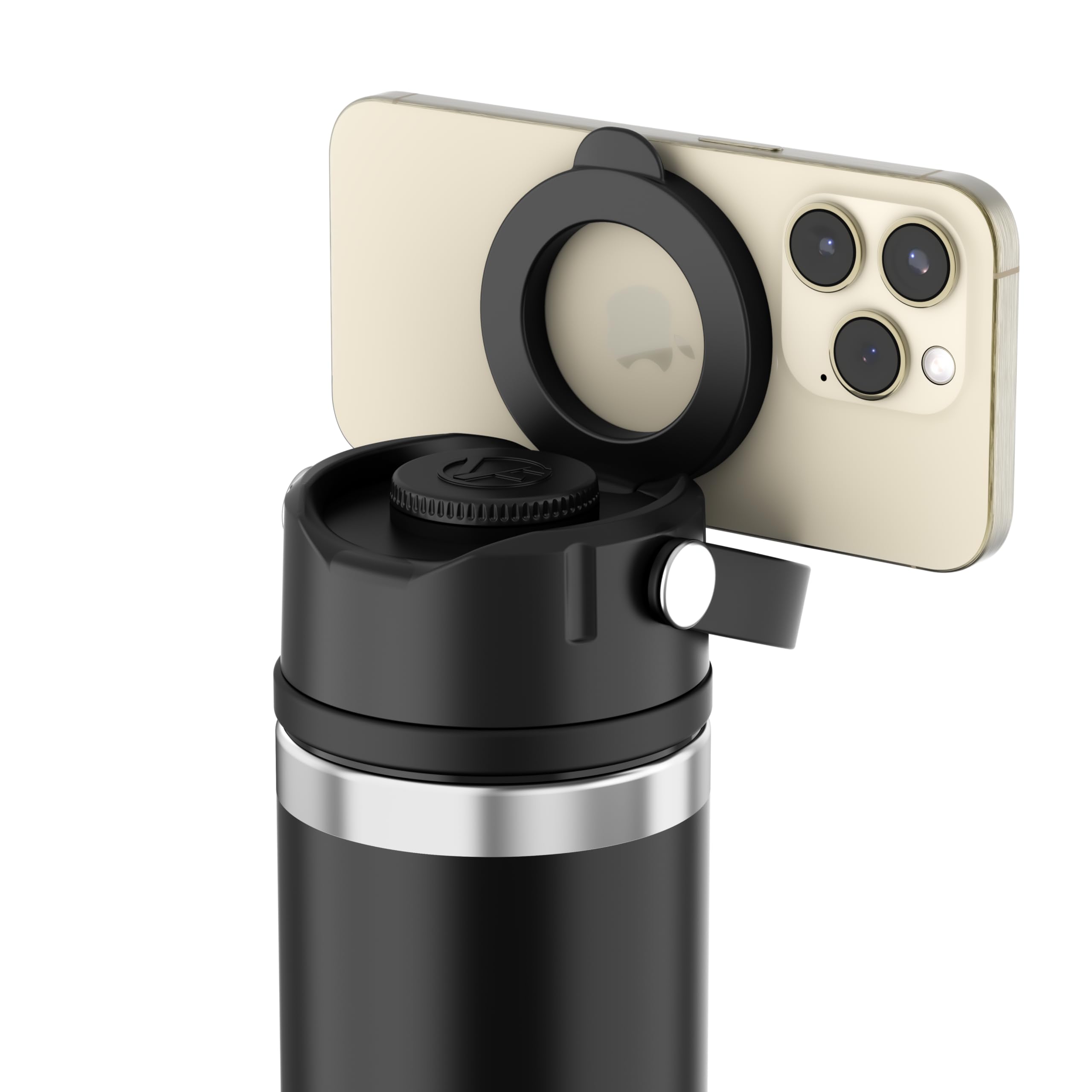 Versafactor installed on YETI Rambler showing leak-resistant fit and seamless integration