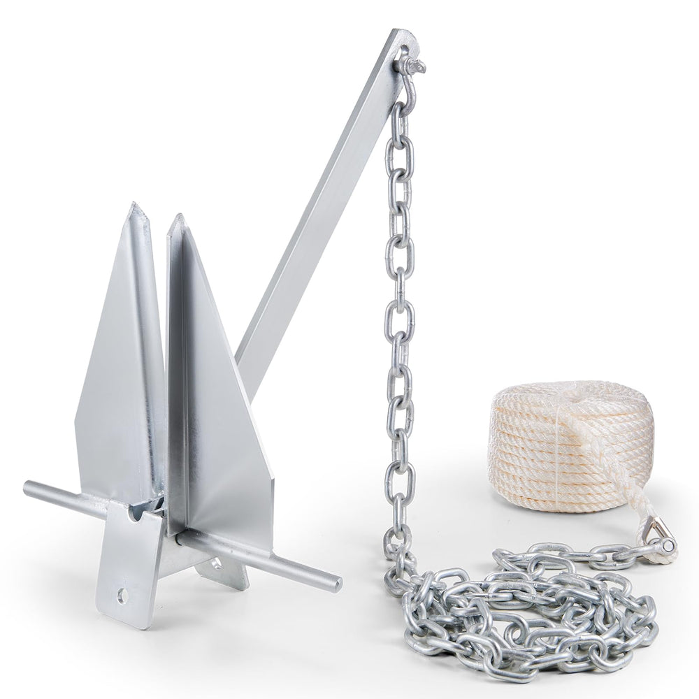 VEVOR anchor kit layout packaging showing all included components