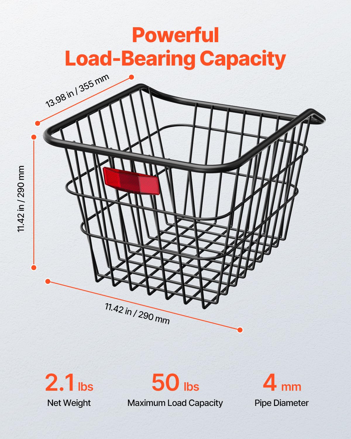 VEVOR close-up of side mounting bracket illustrating sturdy attachment and stability
