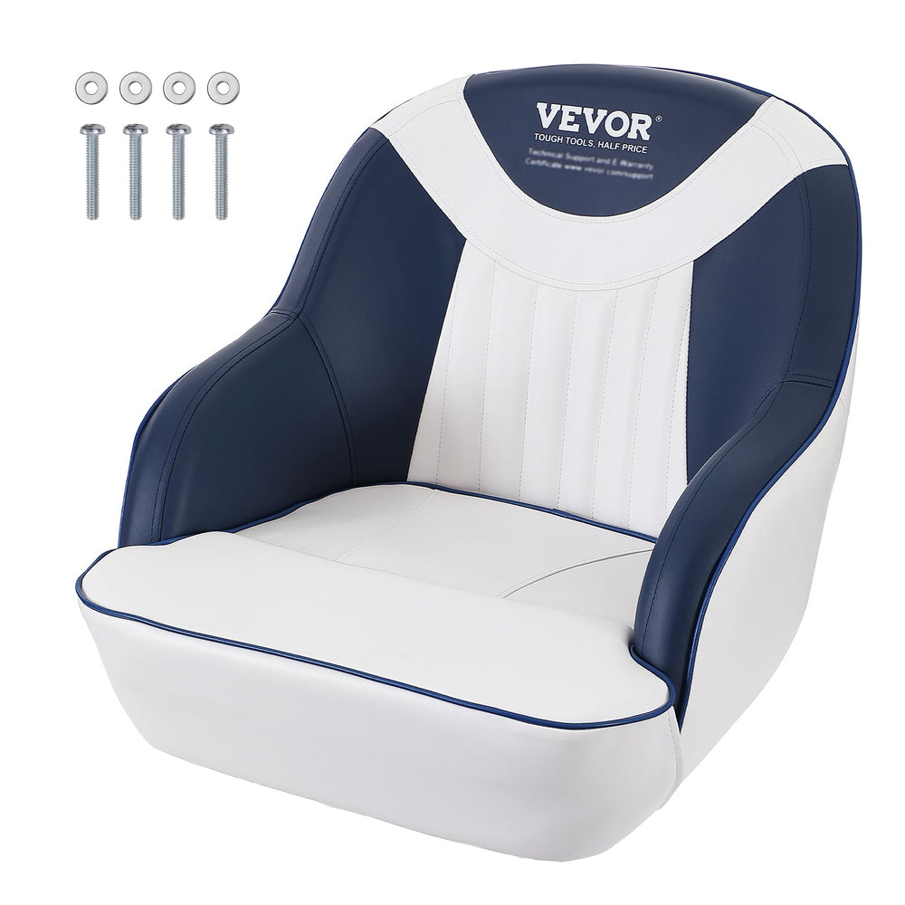 VEVOR captain seat front view showing ergonomic wraparound support