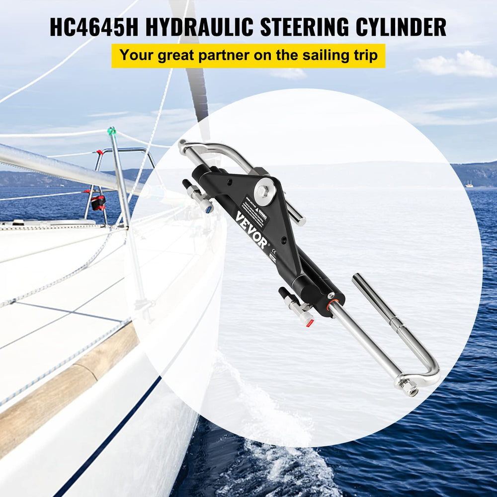 VEVOR HC4645H side profile highlighting cylinder body and mount points for durability