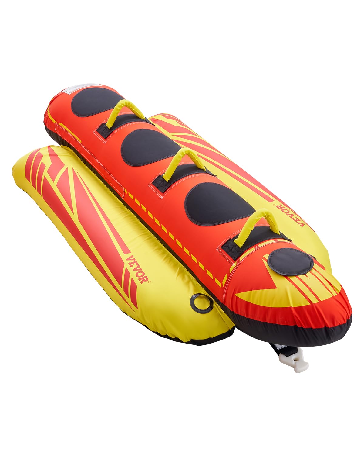 VEVOR front view of hot-dog tube showing shape and stability benefit