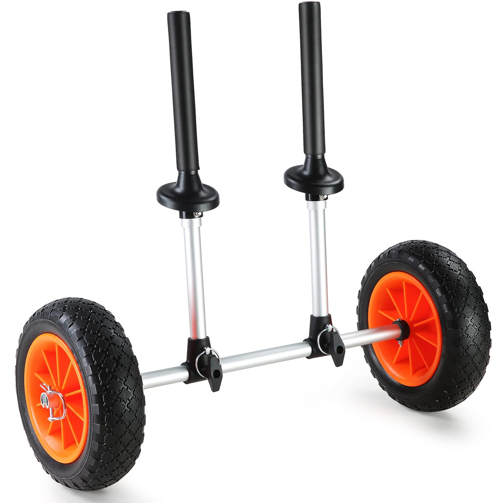 VEVOR kayak cart front view showing stable load support