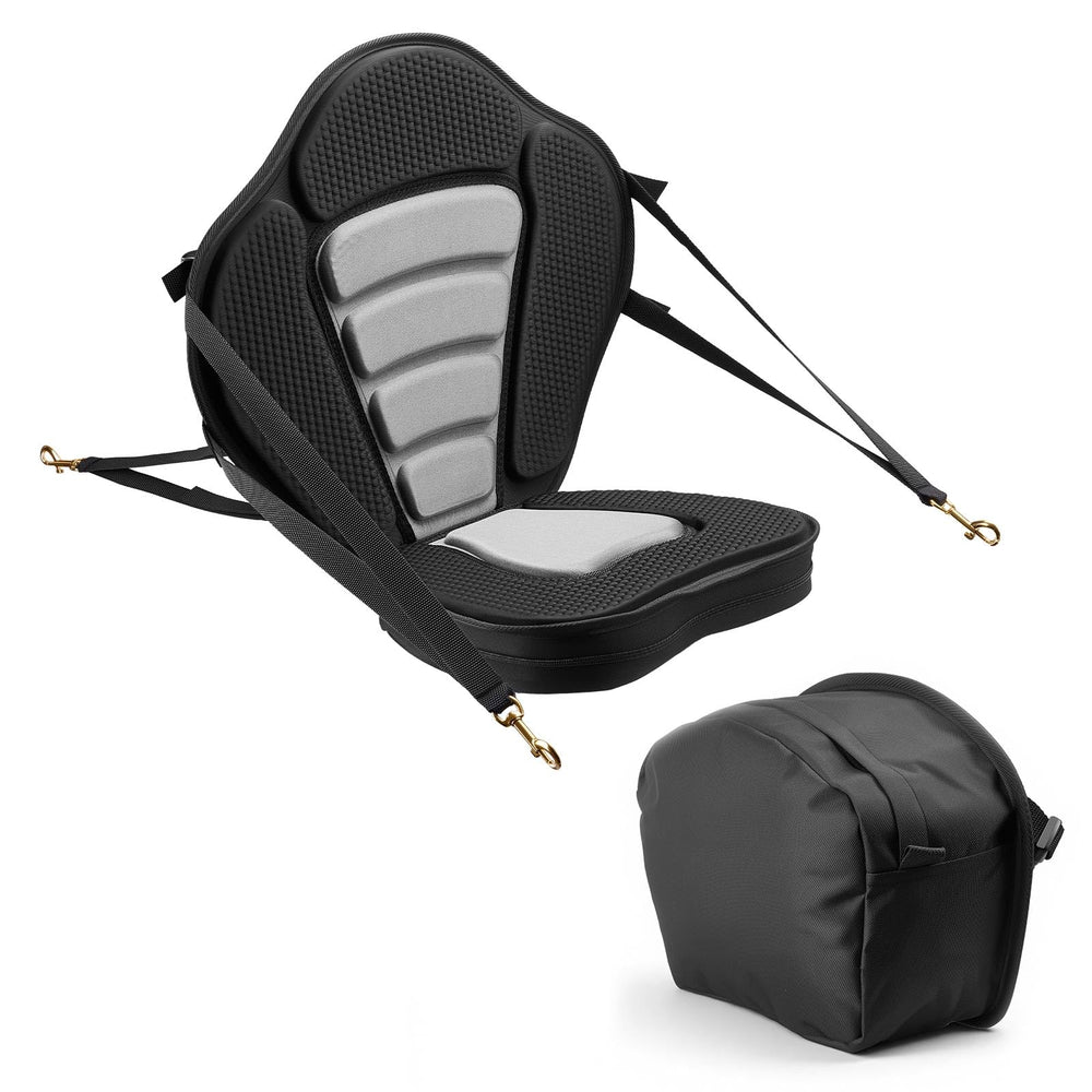 VEVOR lifestyle fishing setup with seat showing comfort while casting and reeling