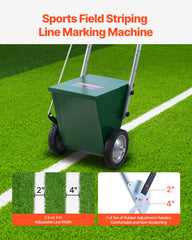VEVOR closeup of heavy-duty metal wheel demonstrating durability and smooth rolling benefit