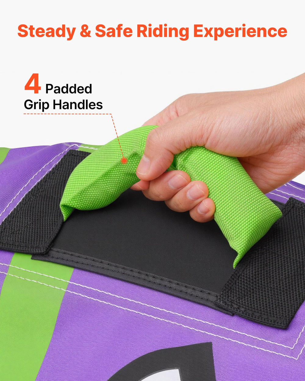 VEVOR full nylon cover showing double-stitched seams for long-lasting durability
