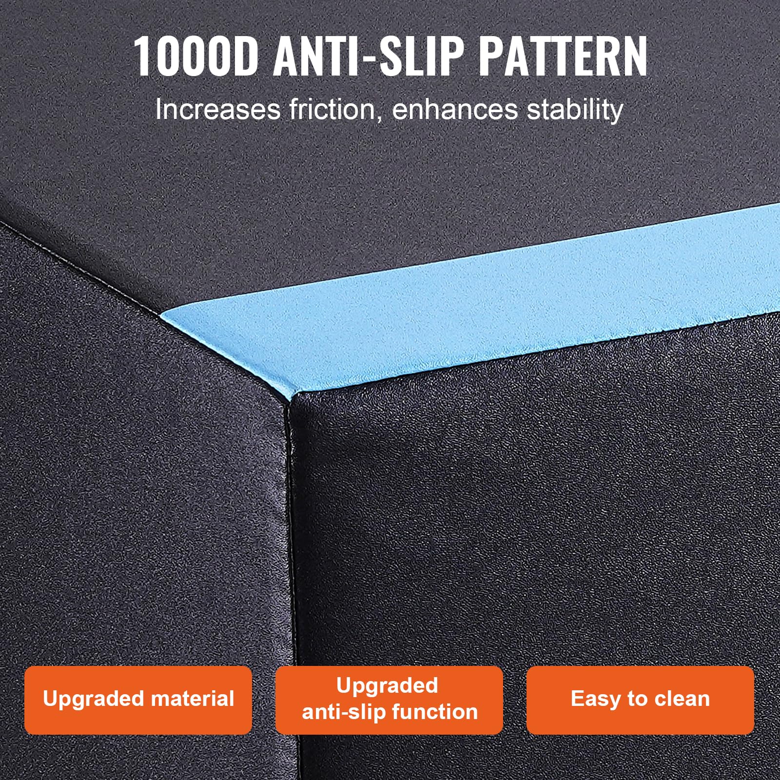 VEVOR closeup of top surface non-slip 1000D fabric for secure grip