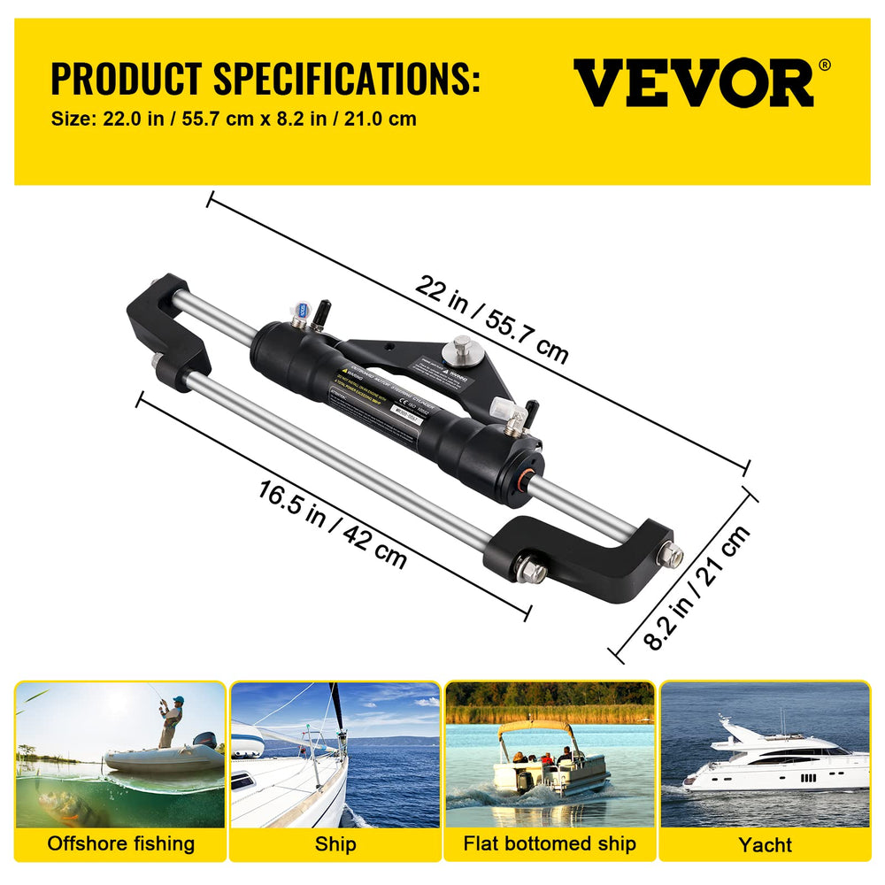 VEVOR internal seal system cutaway detail showing crush resistance and consistent sealing