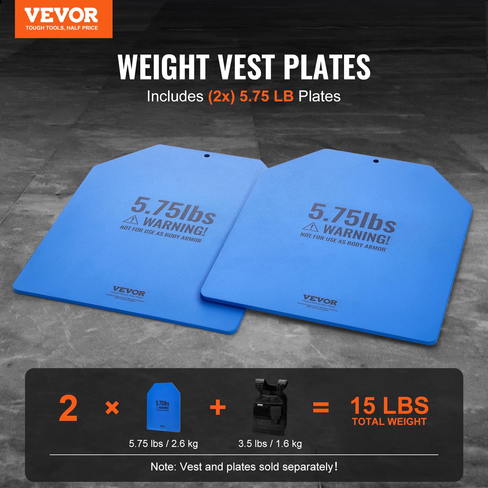 VEVOR close-up of steel texture and smoothed edges highlighting durability and comfort