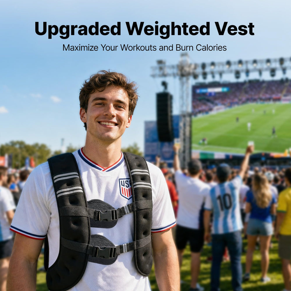 VEVOR back mesh pocket on vest storing essentials for hands-free outdoor workouts