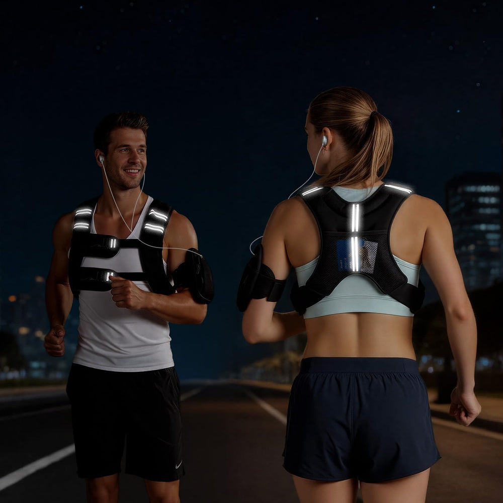 VEVOR detachable arm pocket shown attached for phone access while exercising