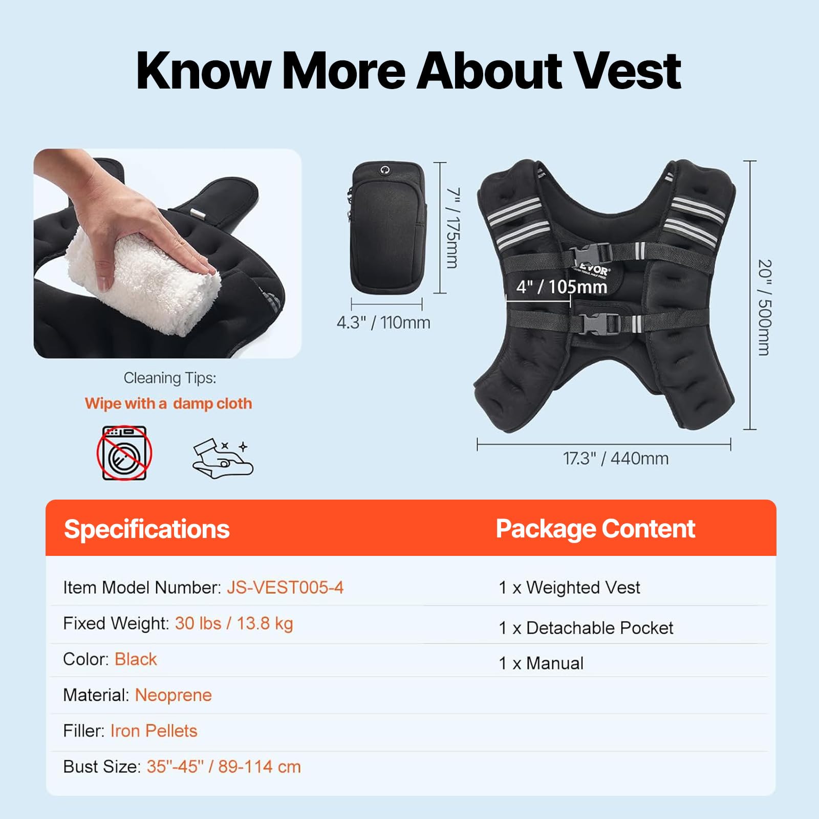 VEVOR vest worn by runner increasing resistance and improving cardio efficiency