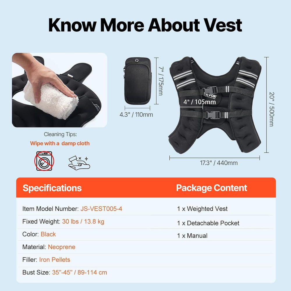 VEVOR vest worn by runner increasing resistance and improving cardio efficiency