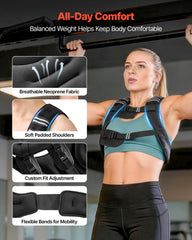 VEVOR reflective stripe detail enhancing visibility for safer night workouts