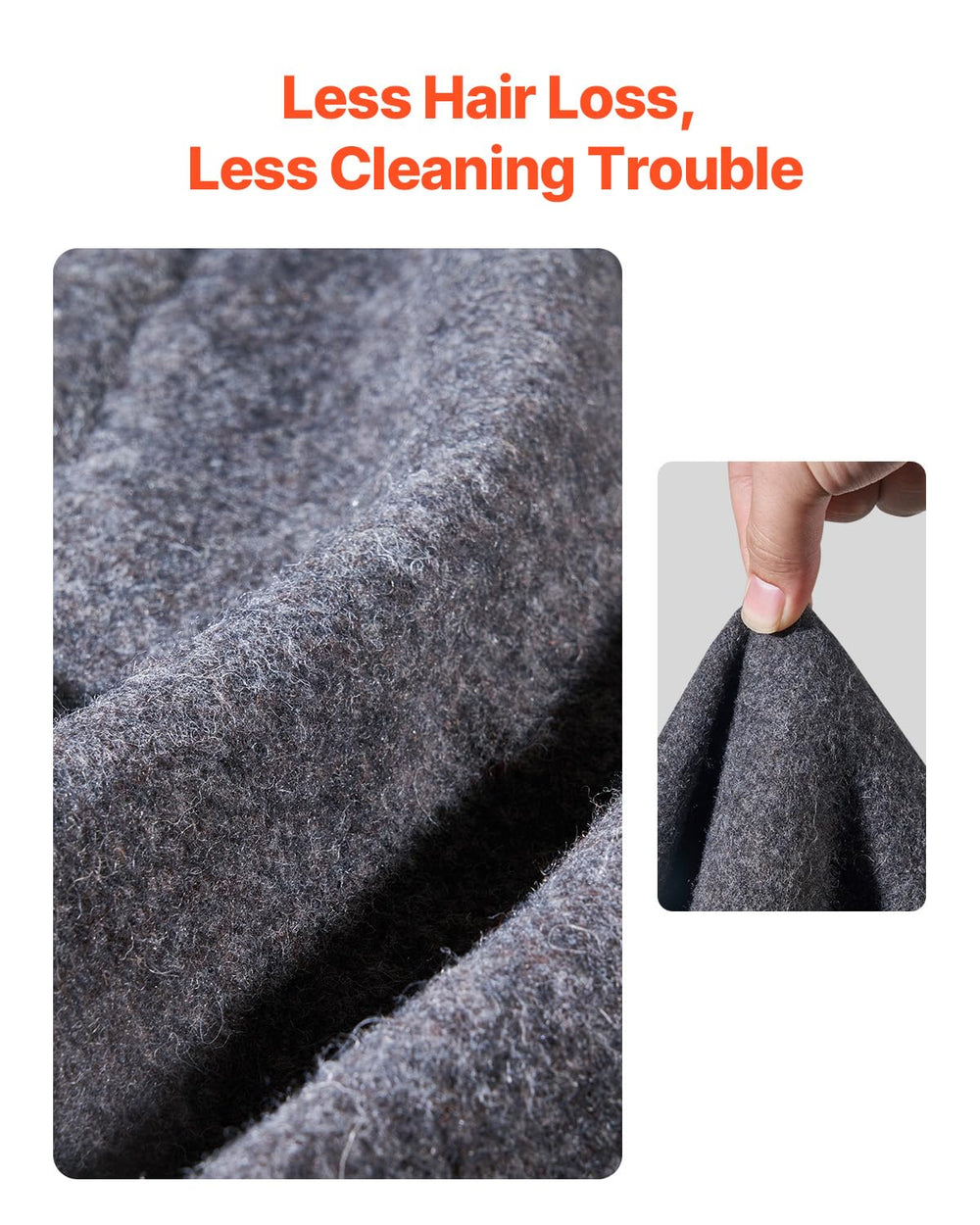 VEVOR folded blanket packed for travel showing compact portability benefit