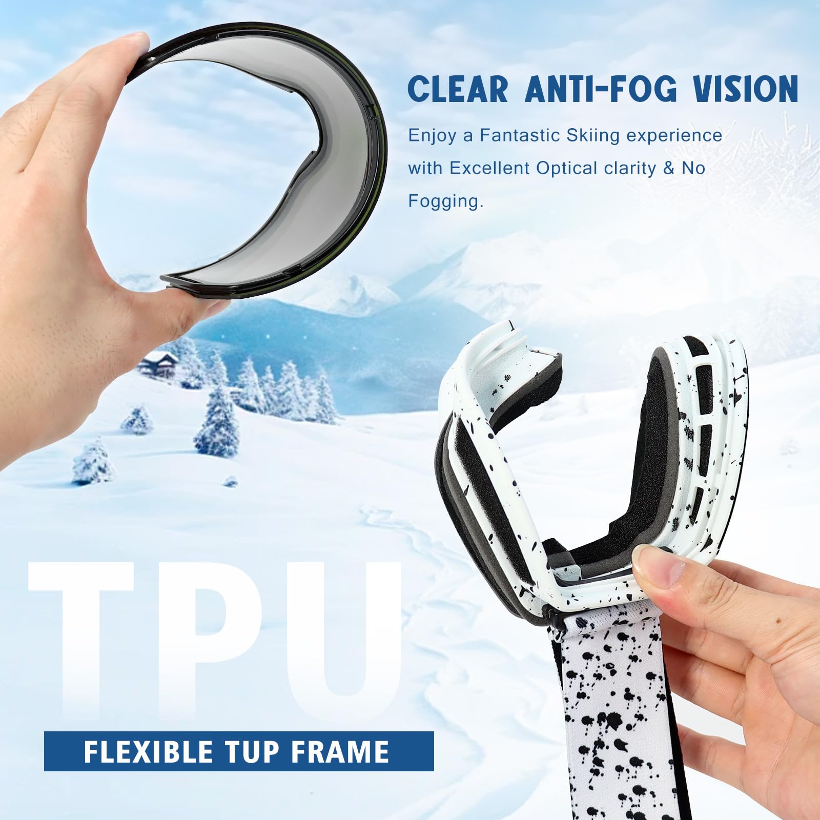 VEWOE over-the-glasses fit showing room for prescription glasses and comfort