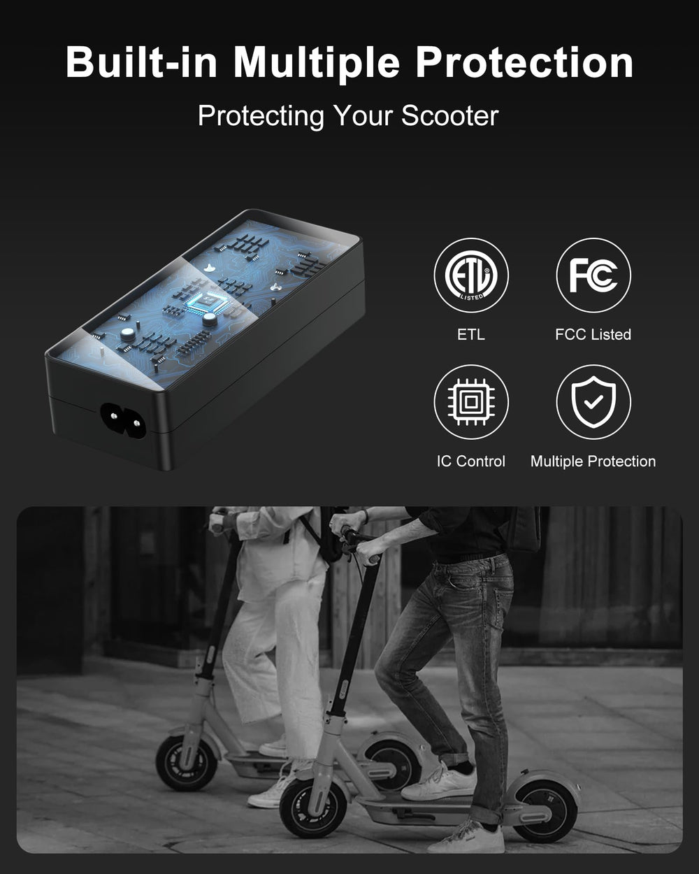 vhbw charger packed with travel bag showing portability and storage benefit