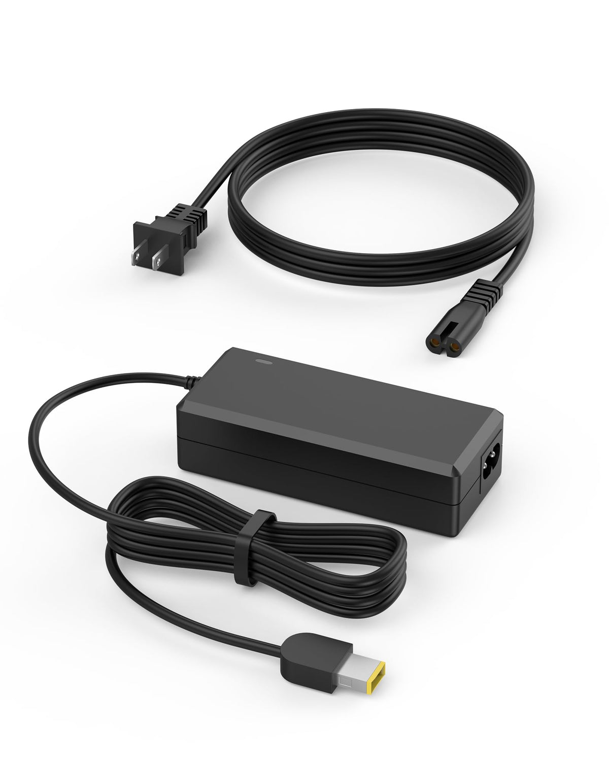 vhbw front view of charger showing compact sturdy design and safe charging