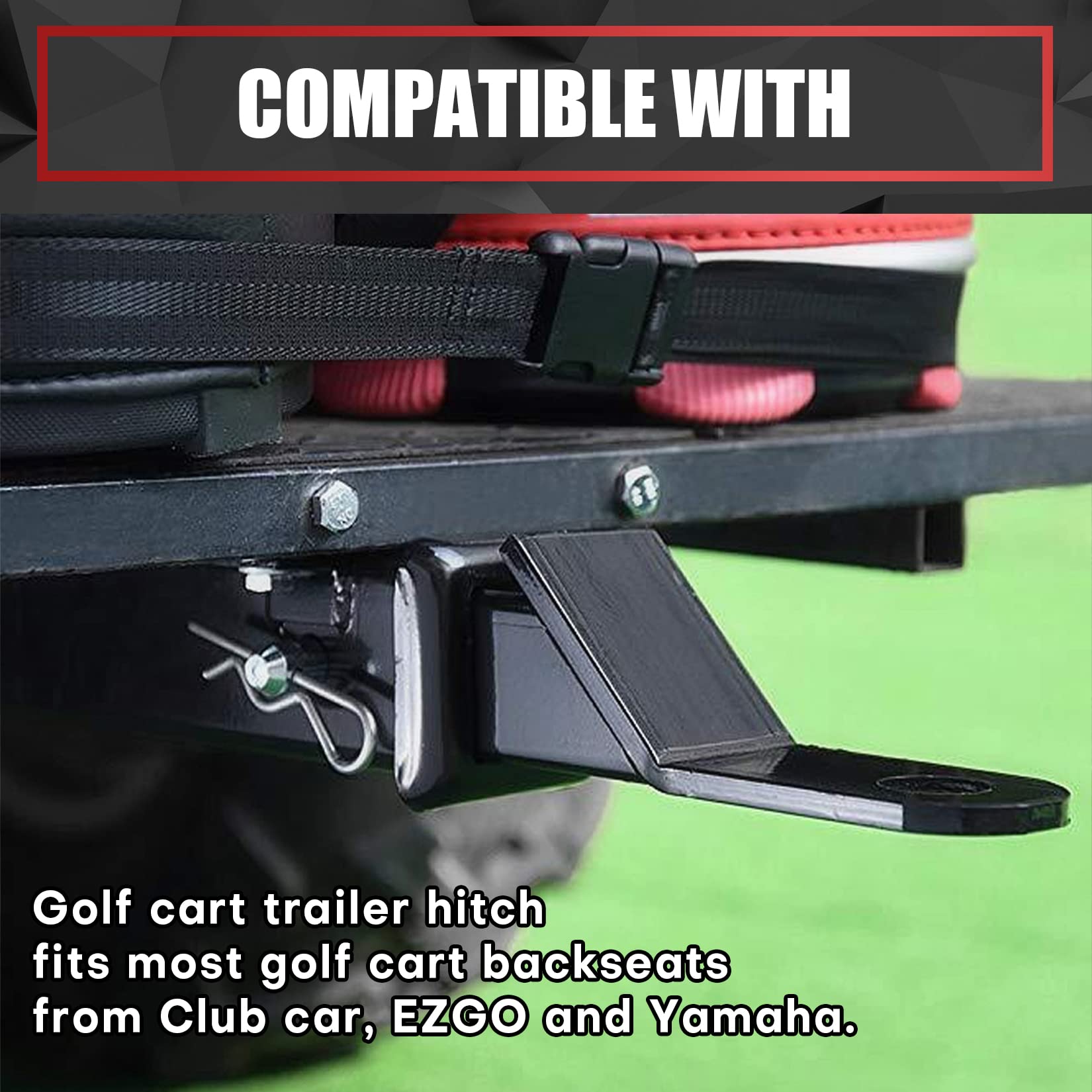 VIAGL hitch measurement showing bracket spacing and adjustable fit