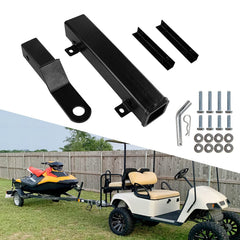 VIAGL hitch front view showing receiver and mounting points for easy hauling