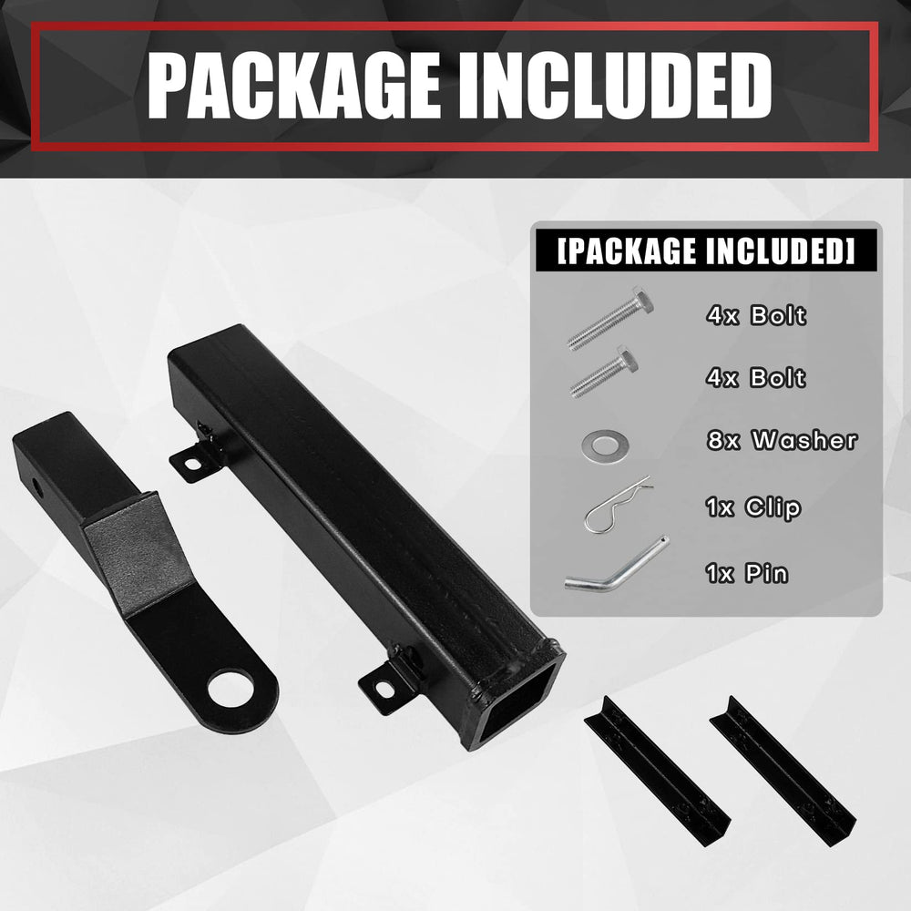 VIAGL included hardware laid out showing pin clip and installation parts