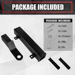 VIAGL included hardware laid out showing pin clip and installation parts