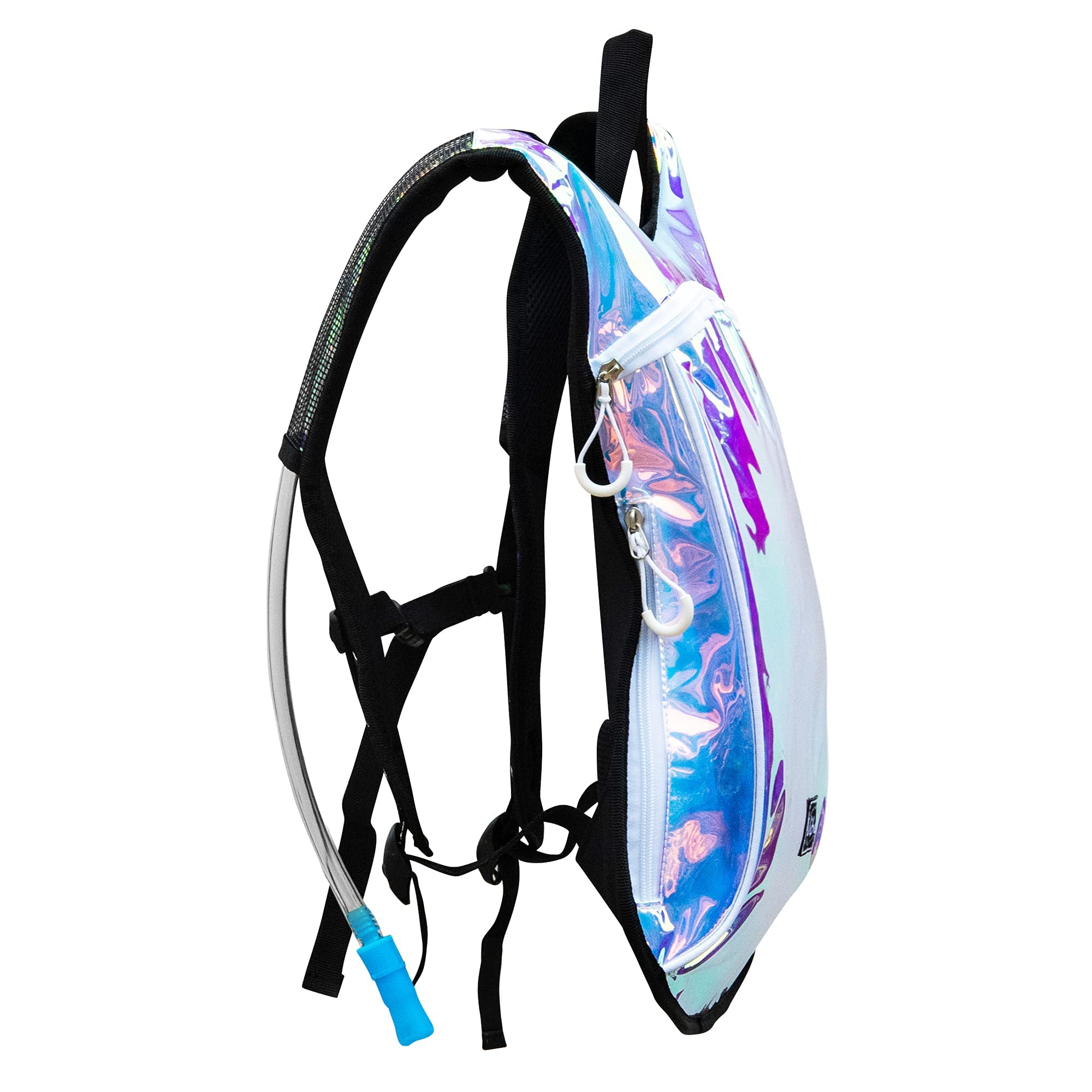 Vibe Festival Gear hydration hose and bite valve detail for quick, sanitary drinking