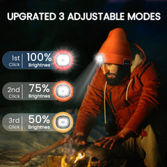 VIBELITE side profile worn on model demonstrating fit and warmth