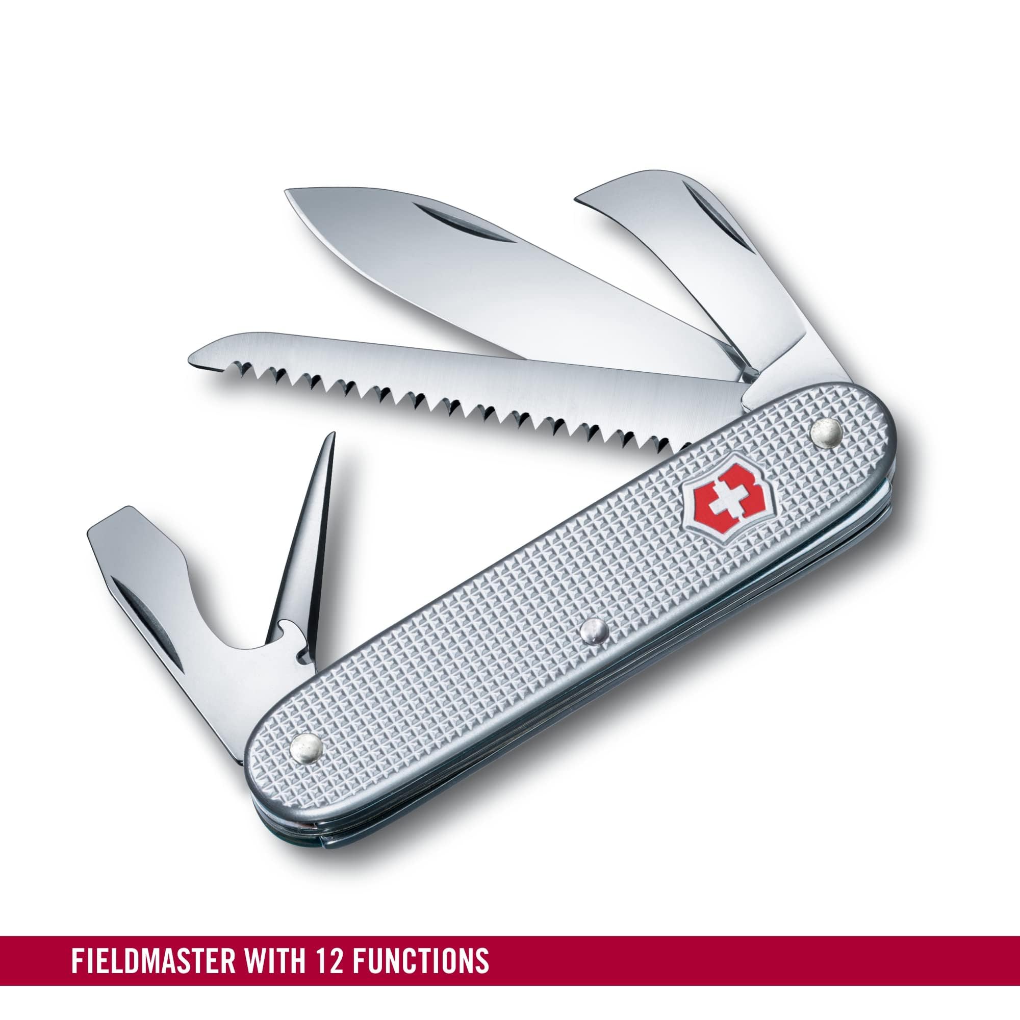 Victorinox Alox textured scale close-up highlighting grip and scratch resistance