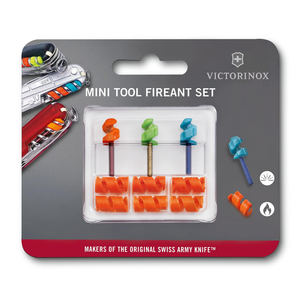 Victorinox helix tinder detail highlighting waterproof spirals for reliable ignition