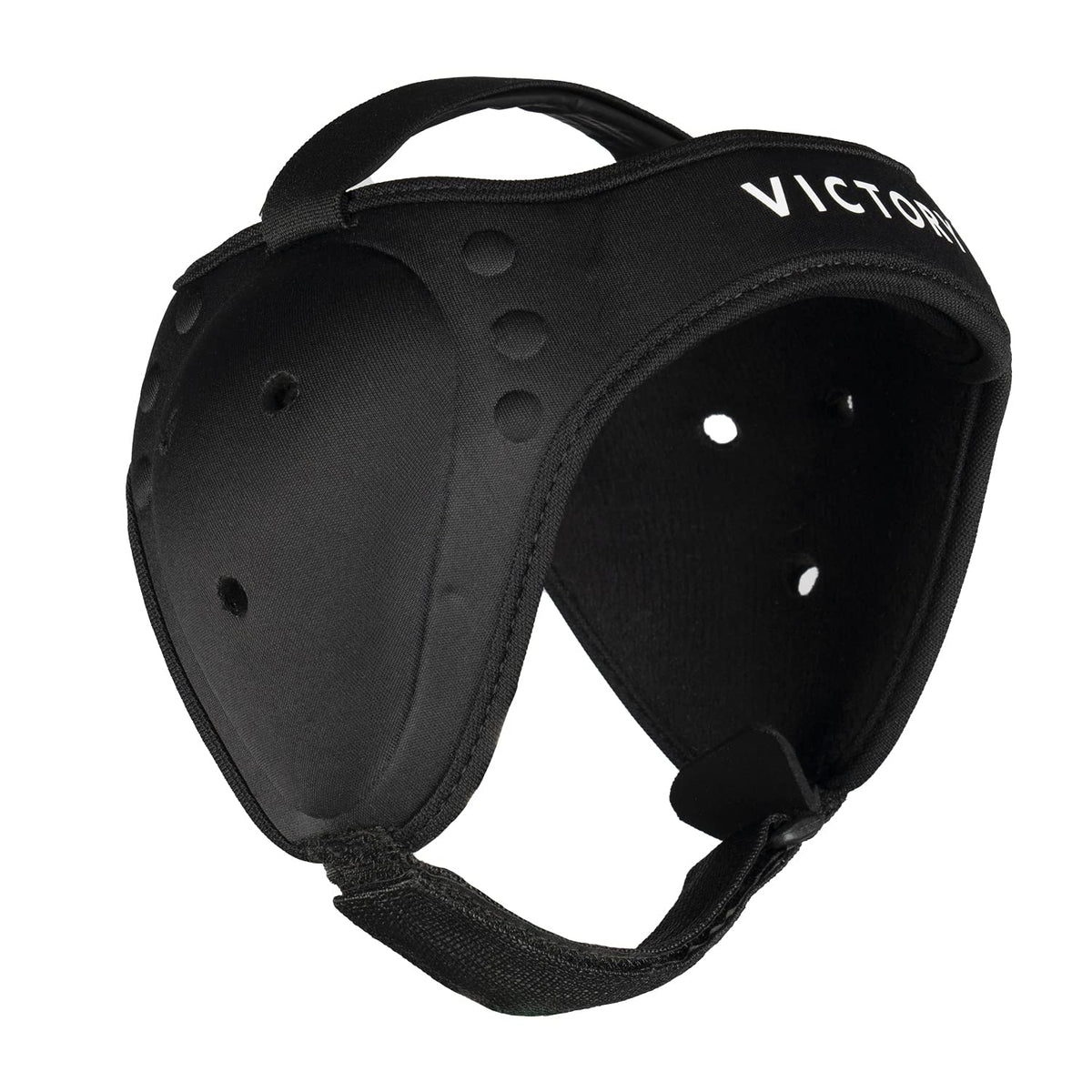 Victory Martial Arts headgear front view showing full ear protection and comfort