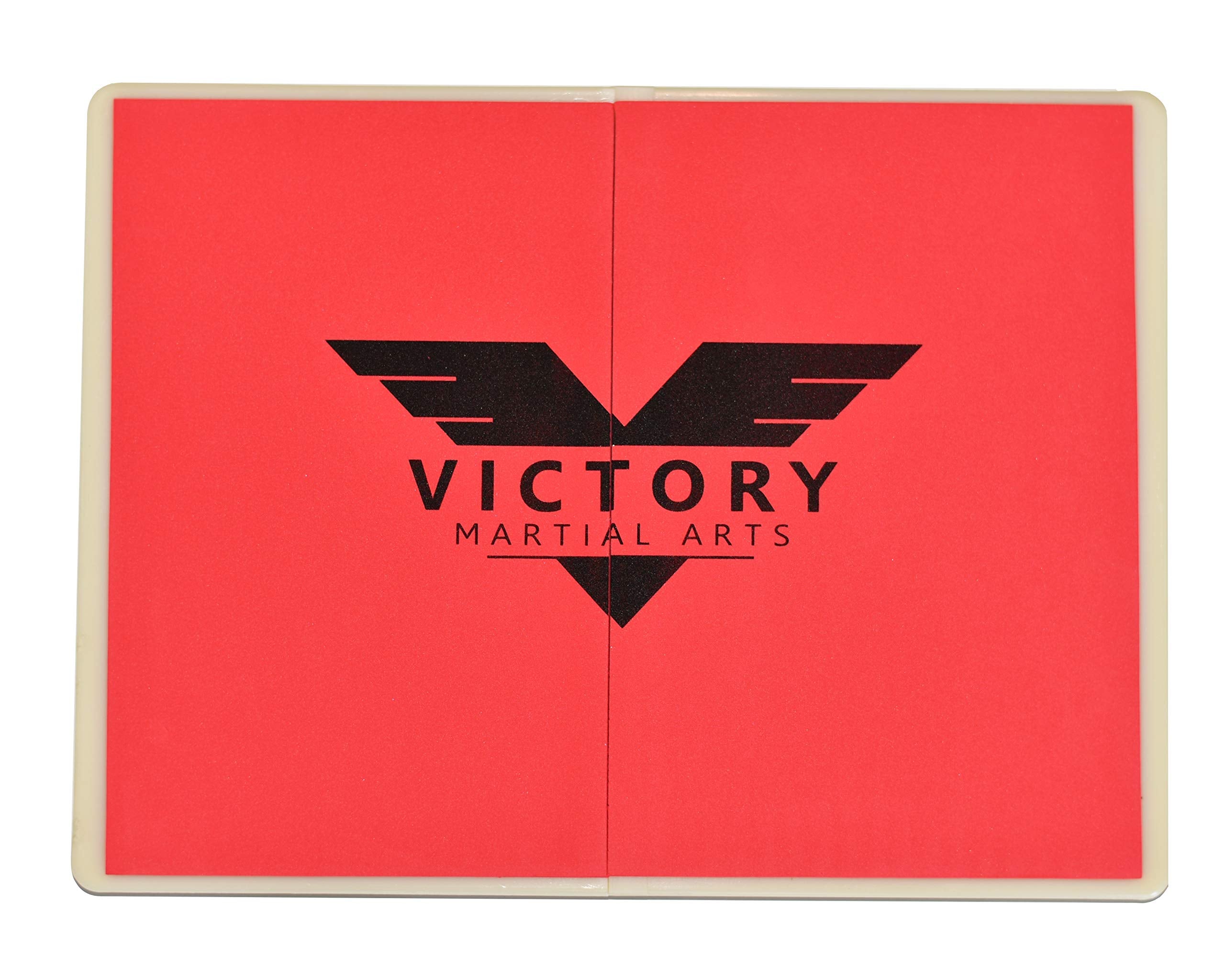 Victory Martial Arts front view of rebreakable board set showing colors and packaging benefit durability