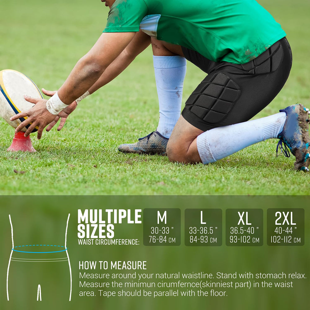 victridge close-up of hip pad stitching demonstrating secure pad placement