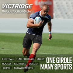 victridge close-up of hip pad stitching displays durable sewn-in EVA pad protection