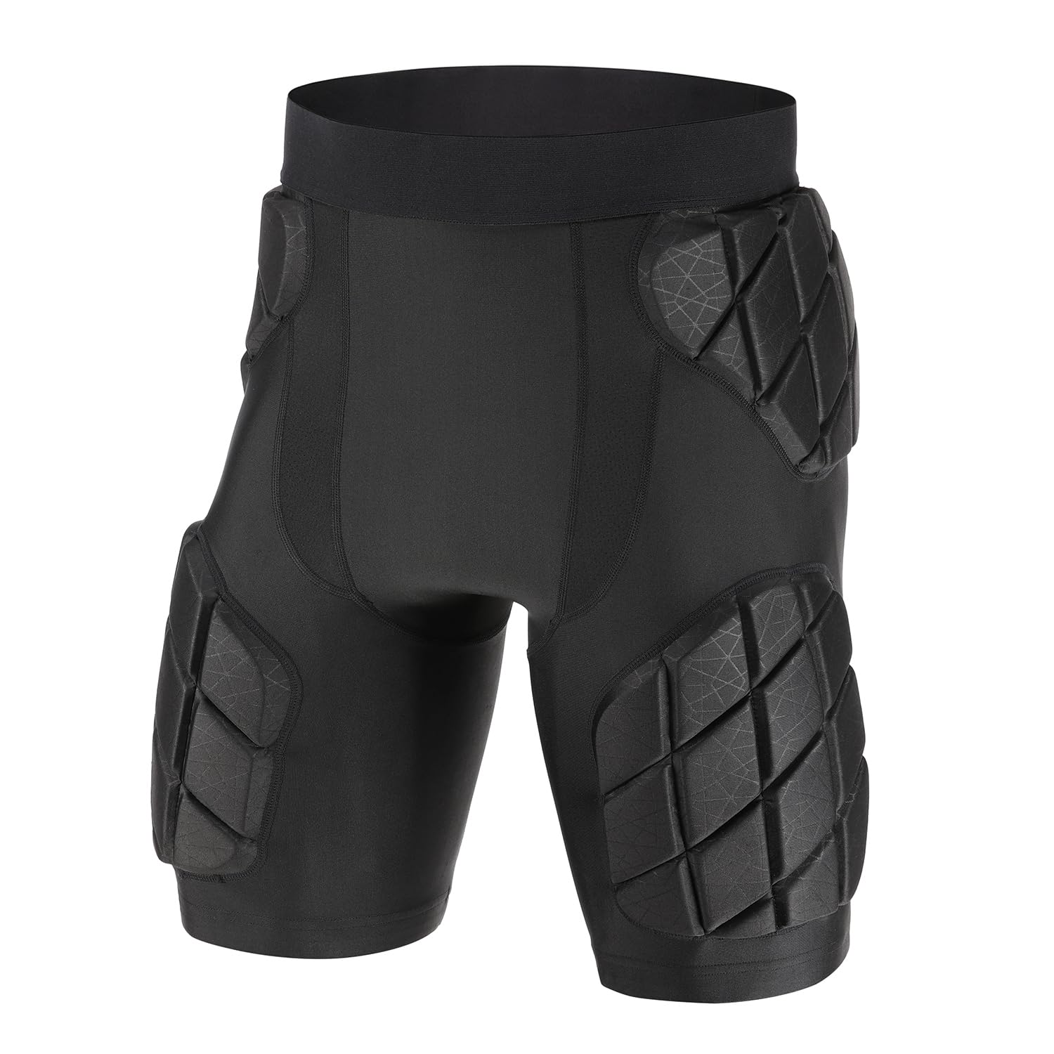 victridge front view of girdle showing low-profile padding and fit benefits