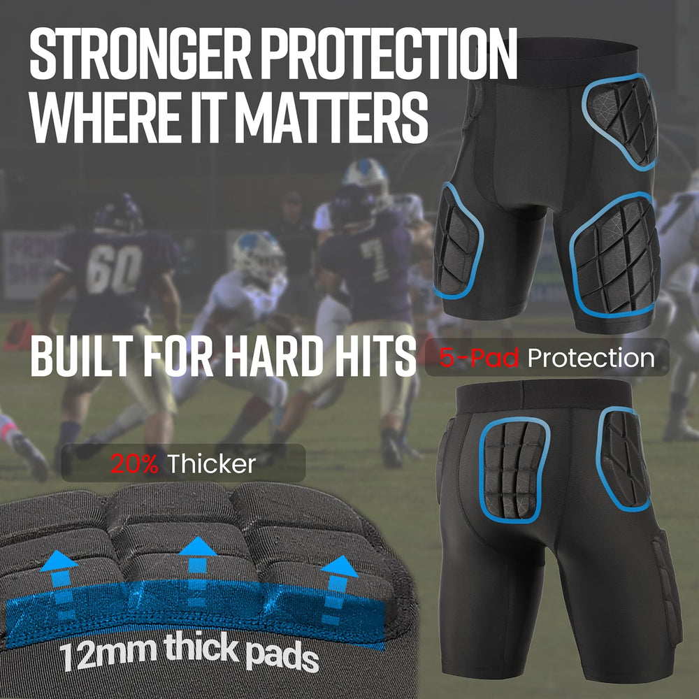 victridge detailed shot of thigh pad and seams demonstrates stable padding placement
