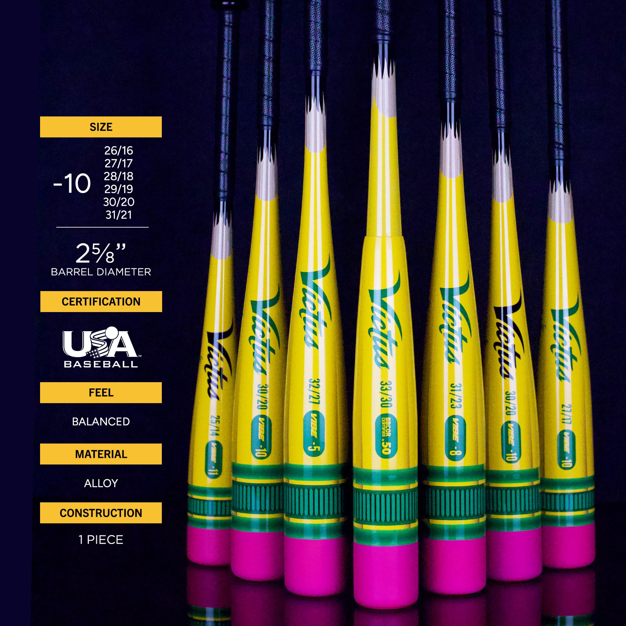 Victus Vibe Pencil on field lifestyle shot emphasizing durability and on-field appearance